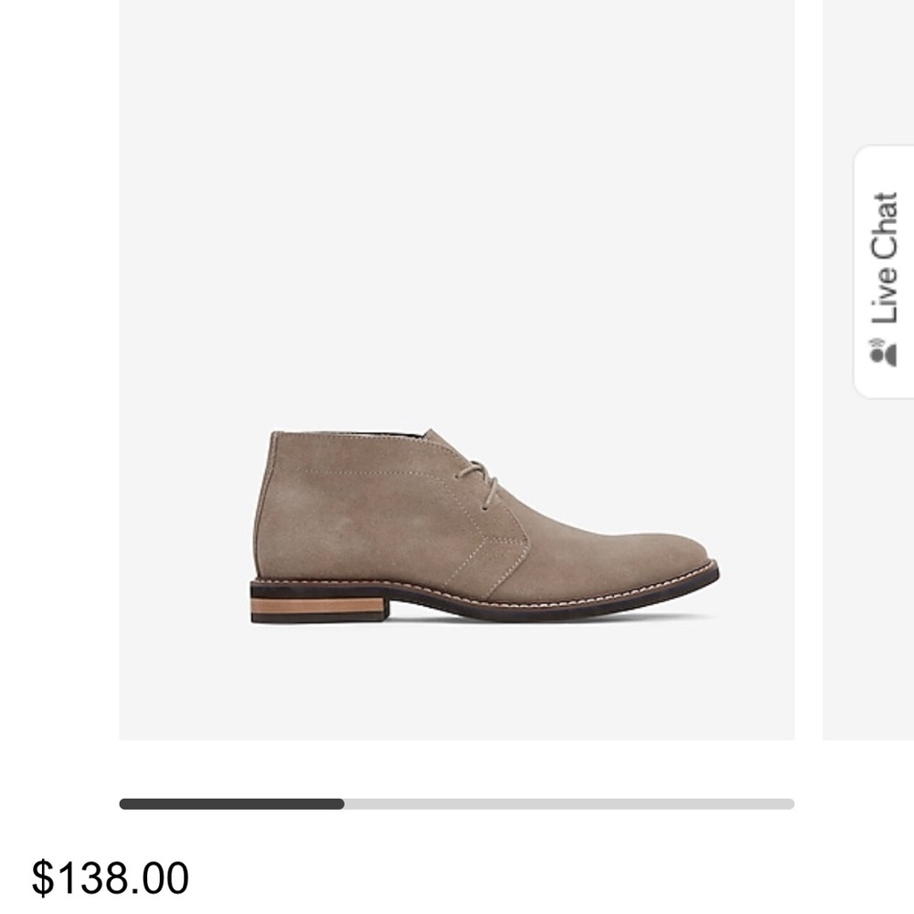 Express Men’s Suede Chukka Boots